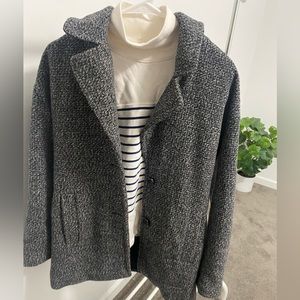 Dark grey pea coat